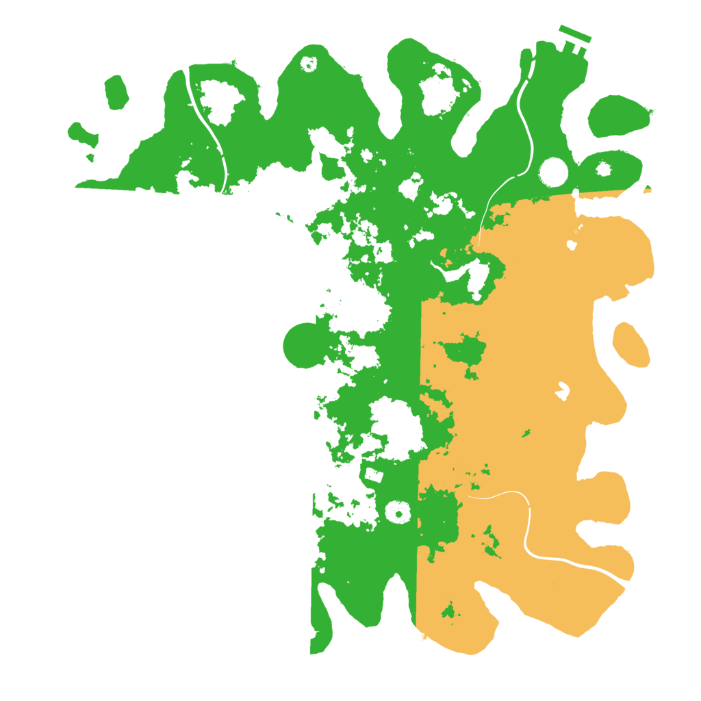 Biome Rust Map: Procedural Map, Size: 4250, Seed: 55097606
