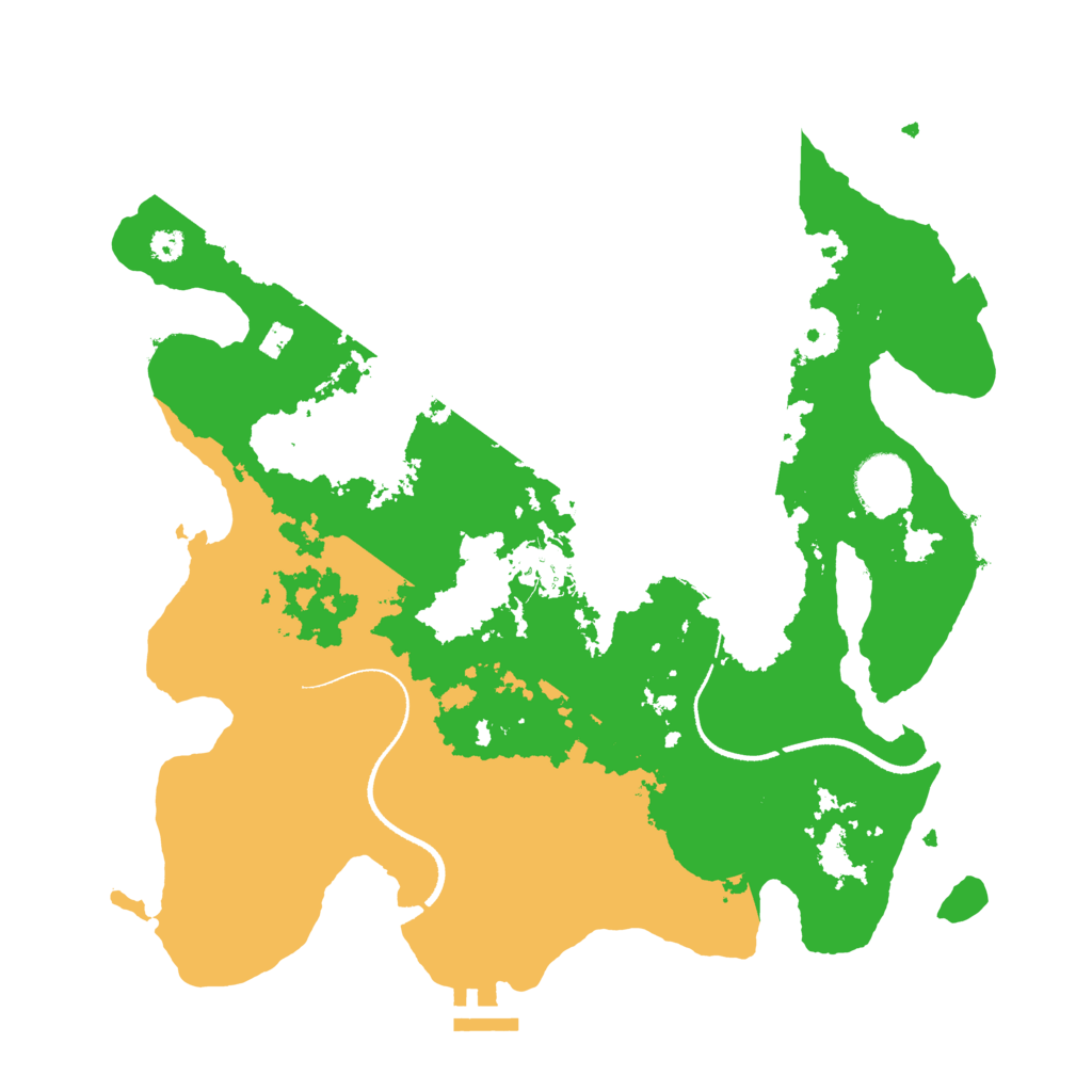 Biome Rust Map: Procedural Map, Size: 3400, Seed: 84682712