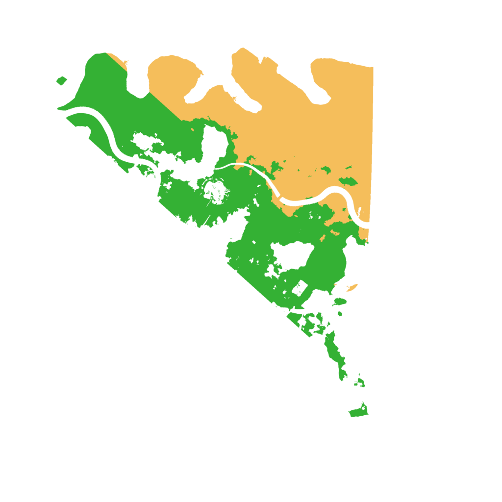 Biome Rust Map: Procedural Map, Size: 3500, Seed: 91875949