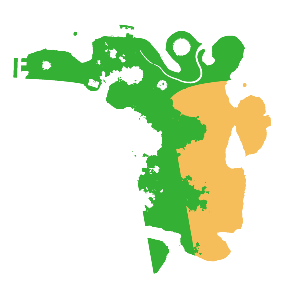 Biome Rust Map: Procedural Map, Size: 3000, Seed: 3867425