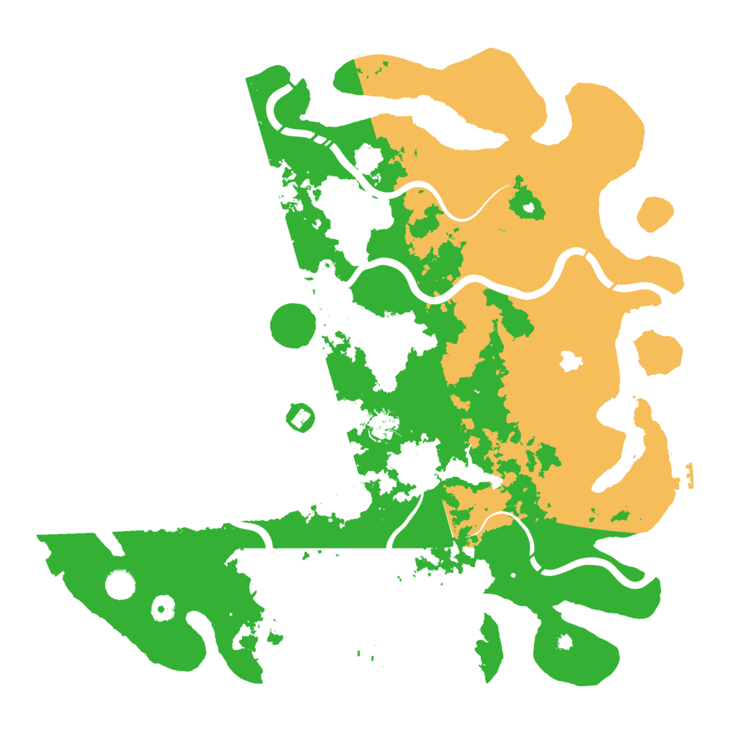 Biome Rust Map: Procedural Map, Size: 4300, Seed: 67839