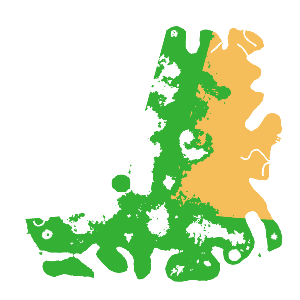 Biome Rust Map: Procedural Map, Size: 4500, Seed: 43123