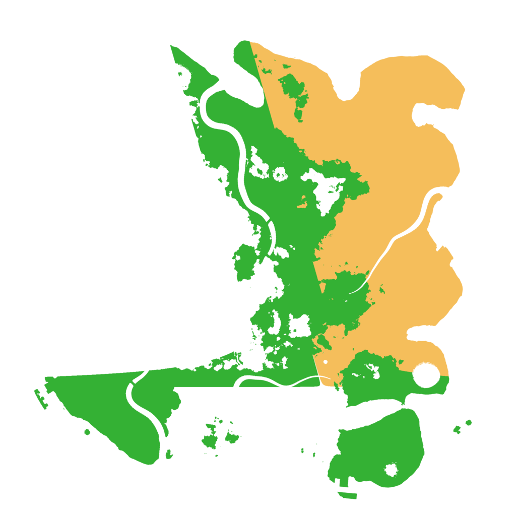Biome Rust Map: Procedural Map, Size: 3600, Seed: 67839