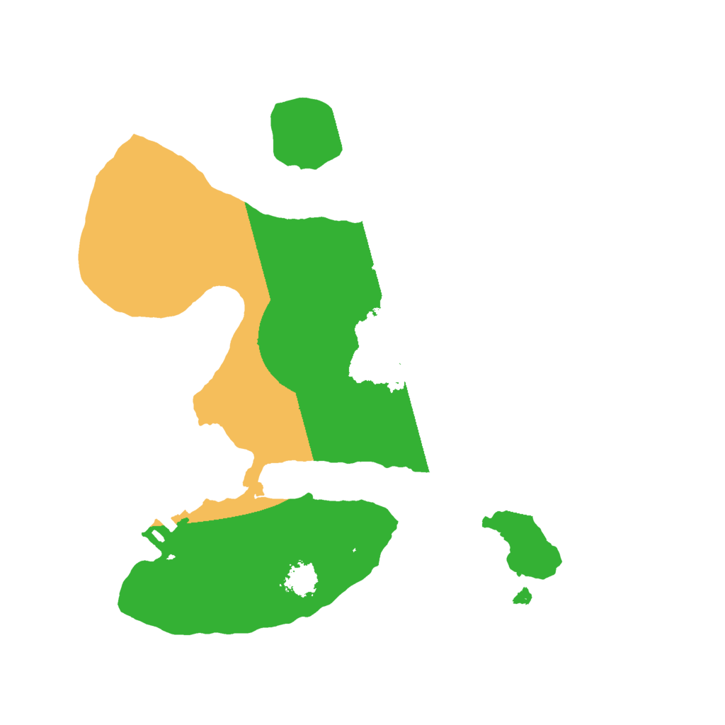 Biome Rust Map: Procedural Map, Size: 2000, Seed: 31226737