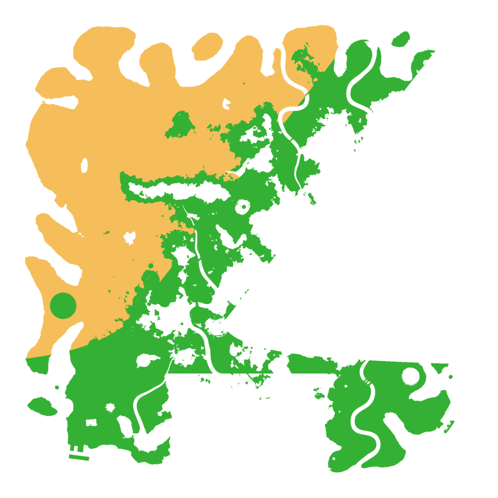 Biome Rust Map: Procedural Map, Size: 5000, Seed: 19970329