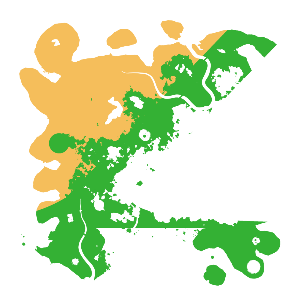 Biome Rust Map: Procedural Map, Size: 4000, Seed: 11247331