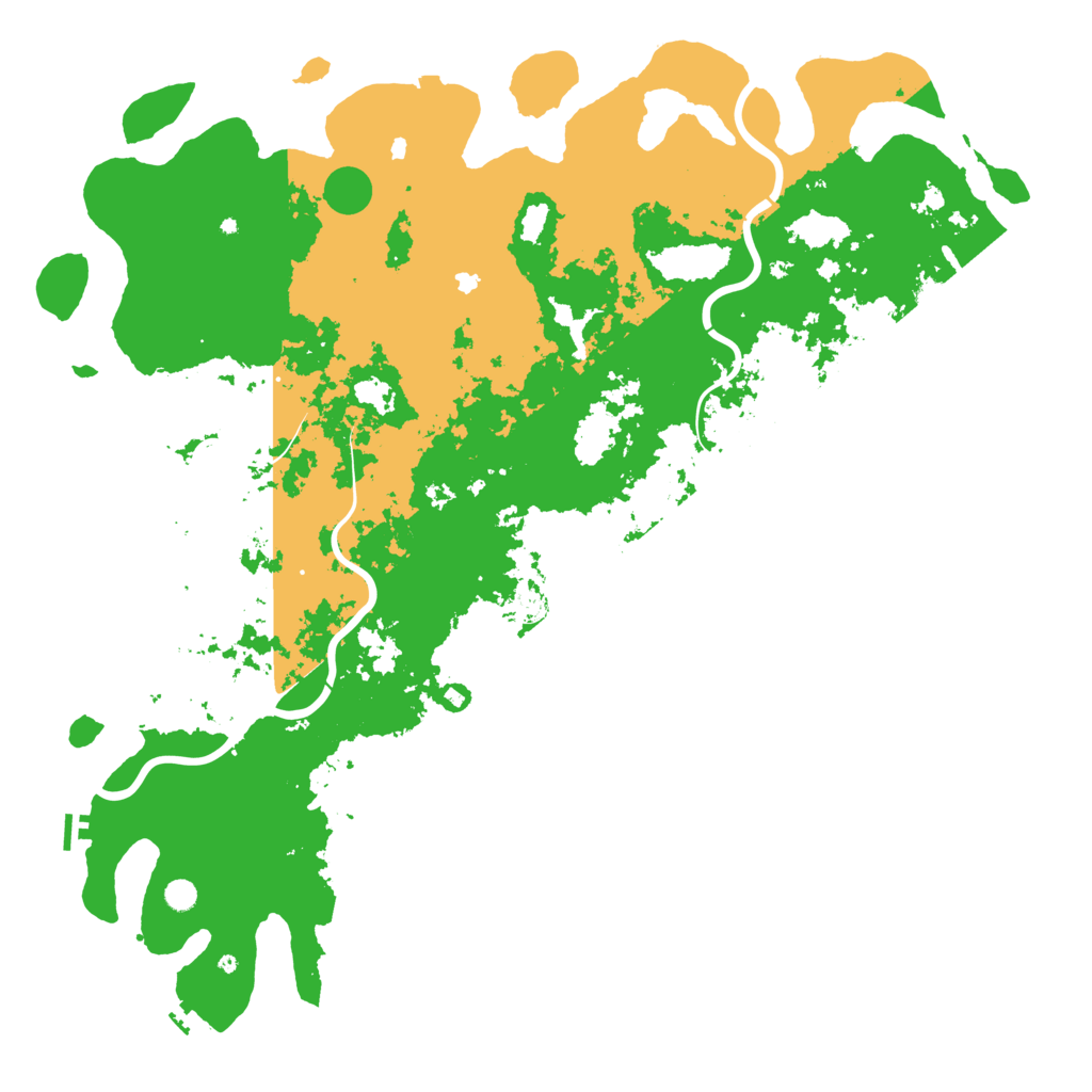 Biome Rust Map: Procedural Map, Size: 6000, Seed: 59713
