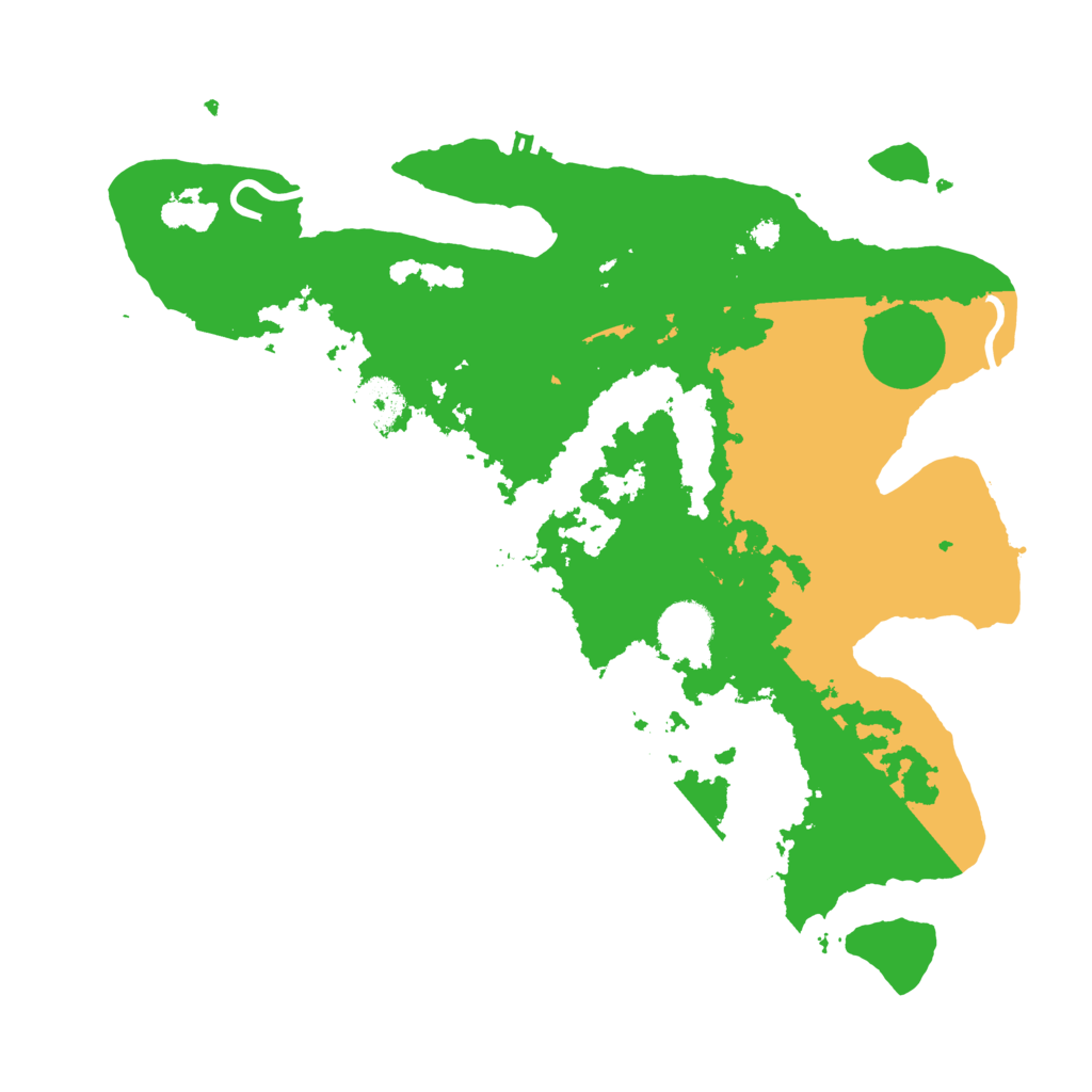 Biome Rust Map: Procedural Map, Size: 3500, Seed: 403023991