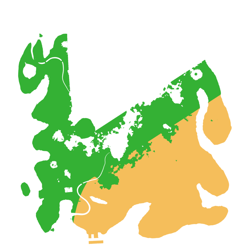 Biome Rust Map: Procedural Map, Size: 3500, Seed: 213021363