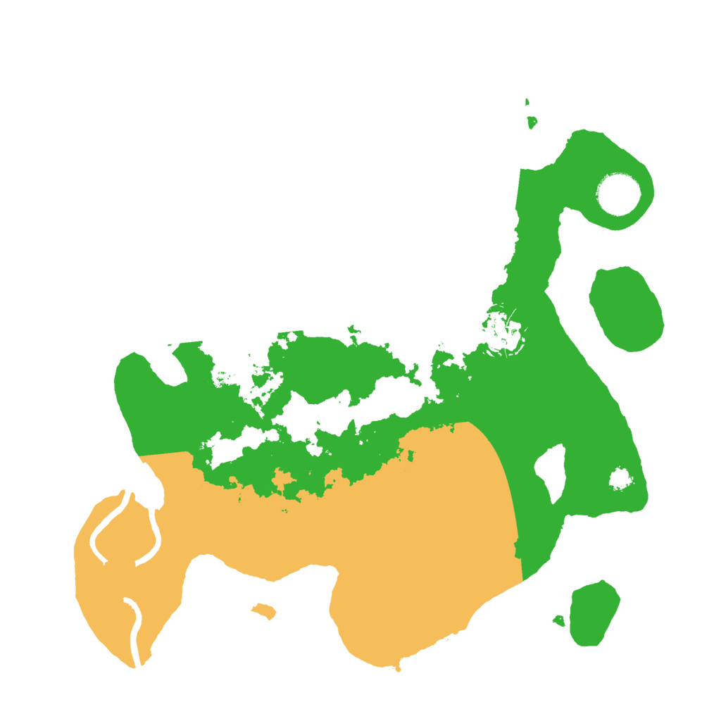 Biome Rust Map: Procedural Map, Size: 3000, Seed: 4173529