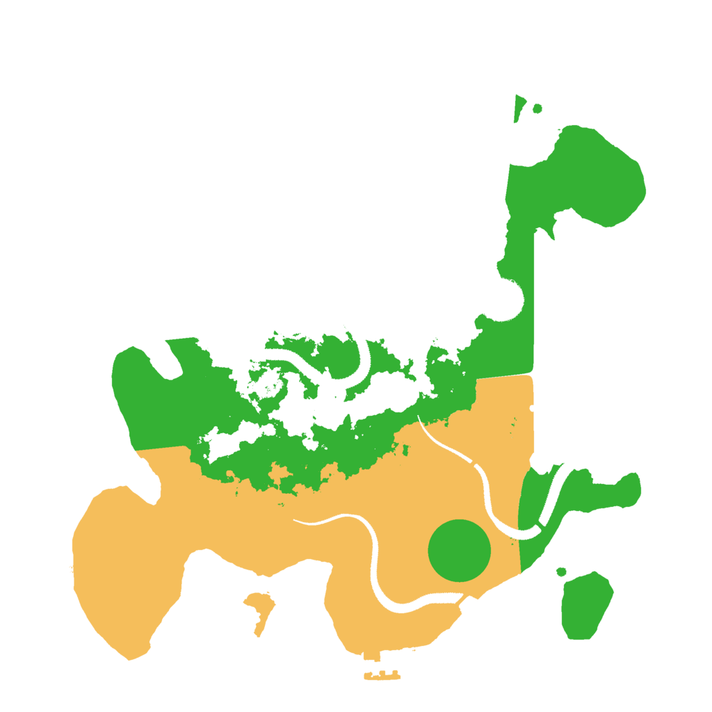 Biome Rust Map: Procedural Map, Size: 3000, Seed: 4173529