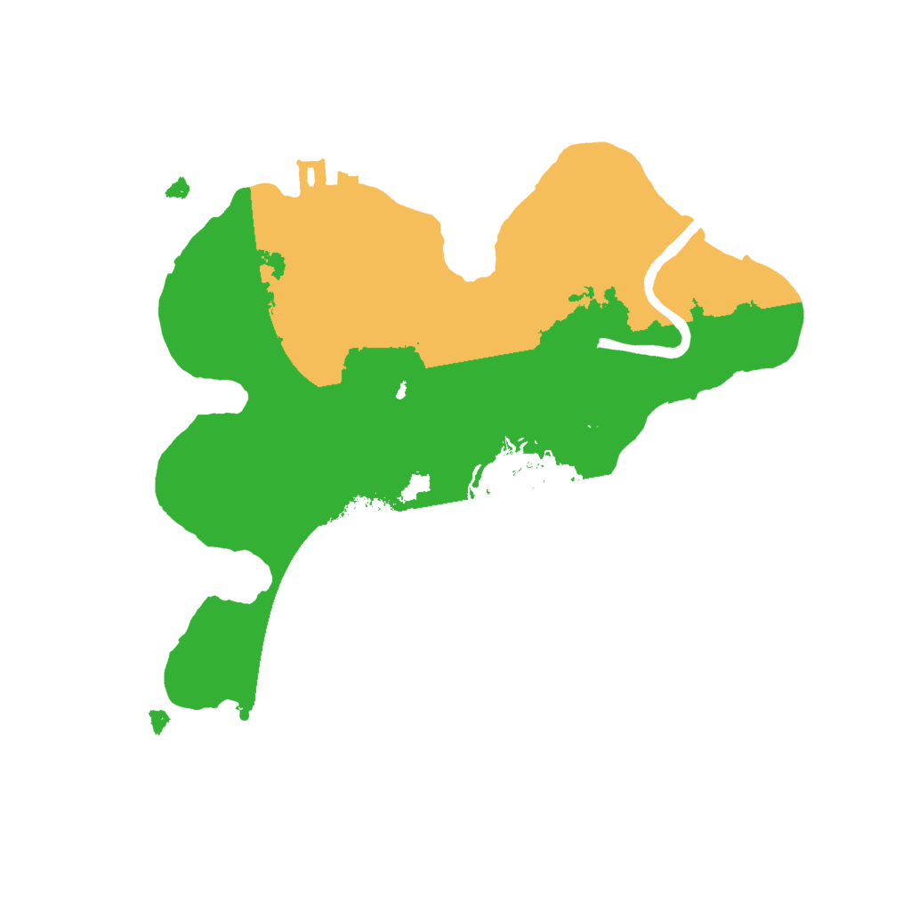 Biome Rust Map: Procedural Map, Size: 2000, Seed: 247140637