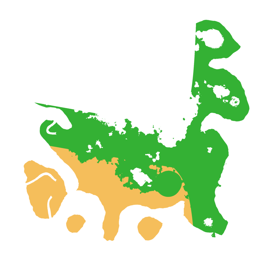 Biome Rust Map: Procedural Map, Size: 2800, Seed: 58607551