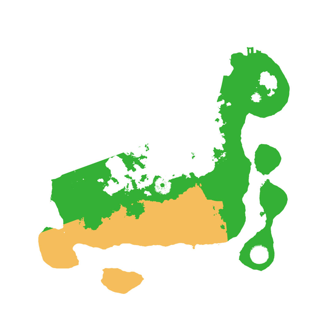 Biome Rust Map: Procedural Map, Size: 3000, Seed: 150342199