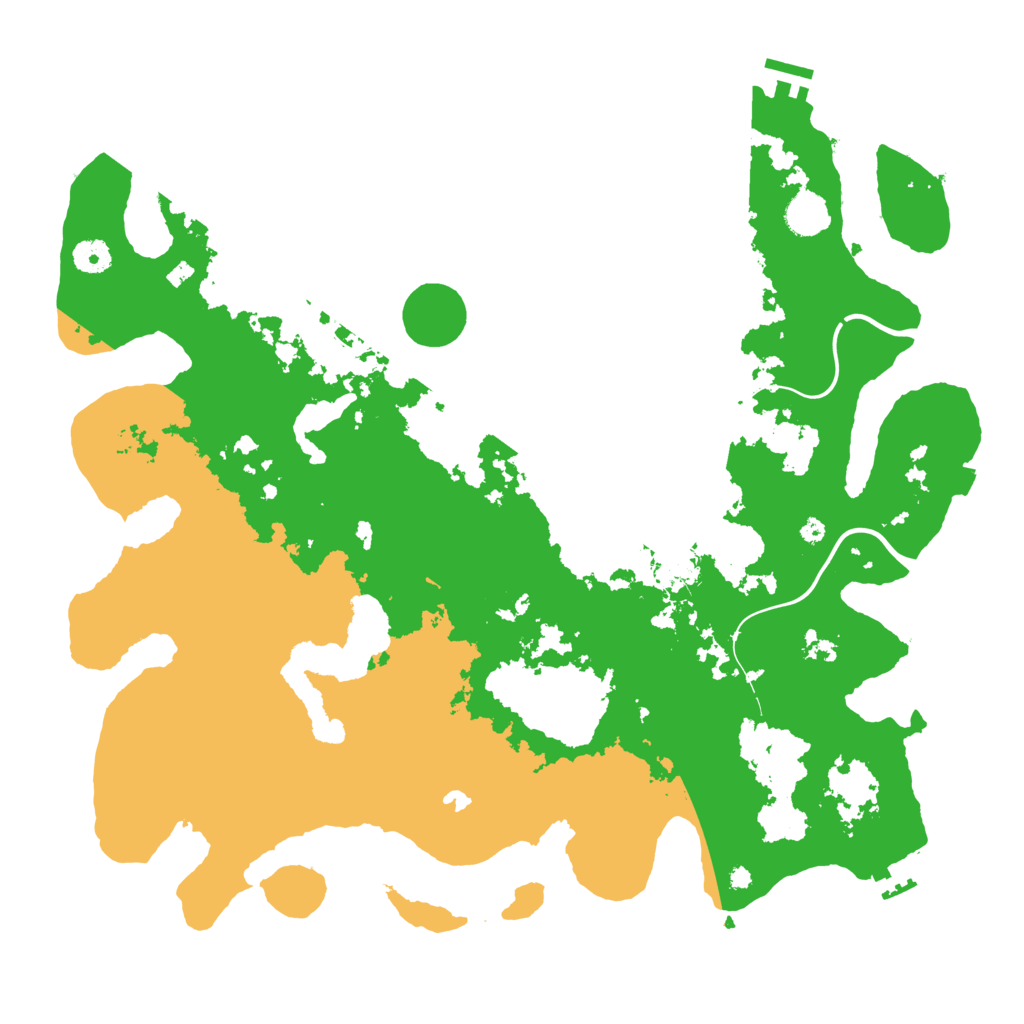 Biome Rust Map: Procedural Map, Size: 4250, Seed: 45892549