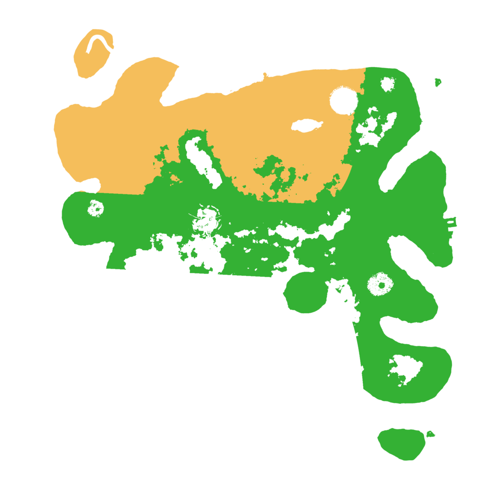 Biome Rust Map: Procedural Map, Size: 3200, Seed: 174094245