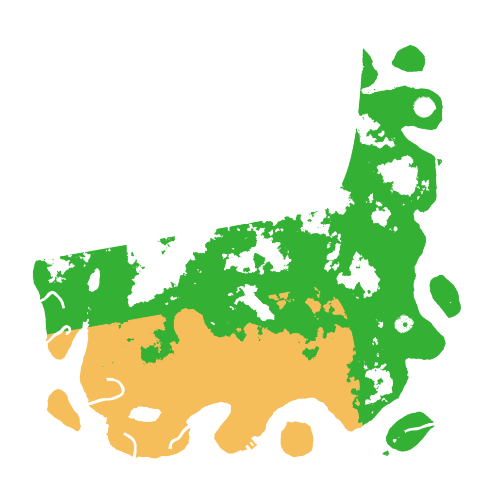 Biome Rust Map: Procedural Map, Size: 4250, Seed: 16918
