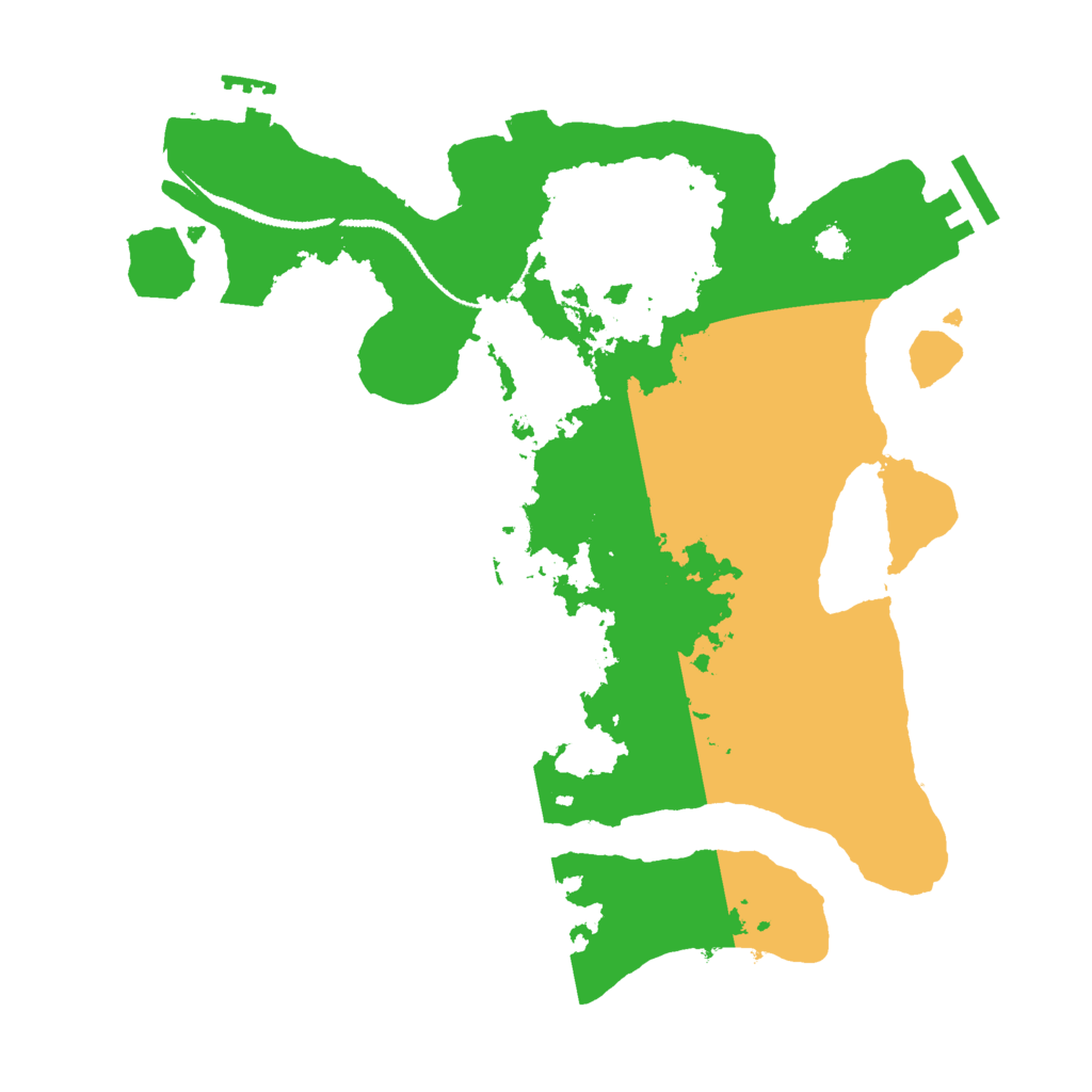 Biome Rust Map: Procedural Map, Size: 3000, Seed: 1186497021