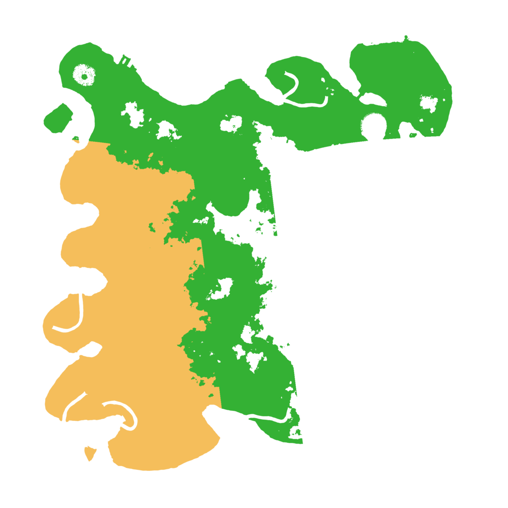 Biome Rust Map: Procedural Map, Size: 3500, Seed: 2023028552