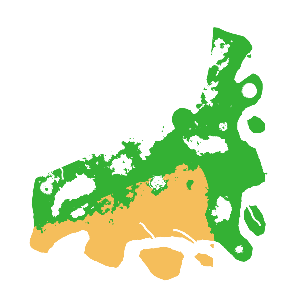 Biome Rust Map: Procedural Map, Size: 3500, Seed: 76165476