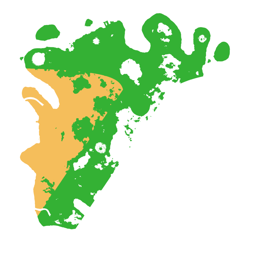 Biome Rust Map: Procedural Map, Size: 3500, Seed: 2571292