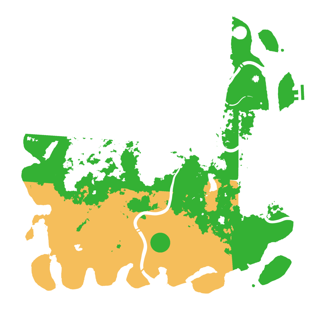 Biome Rust Map: Procedural Map, Size: 4250, Seed: 527399244