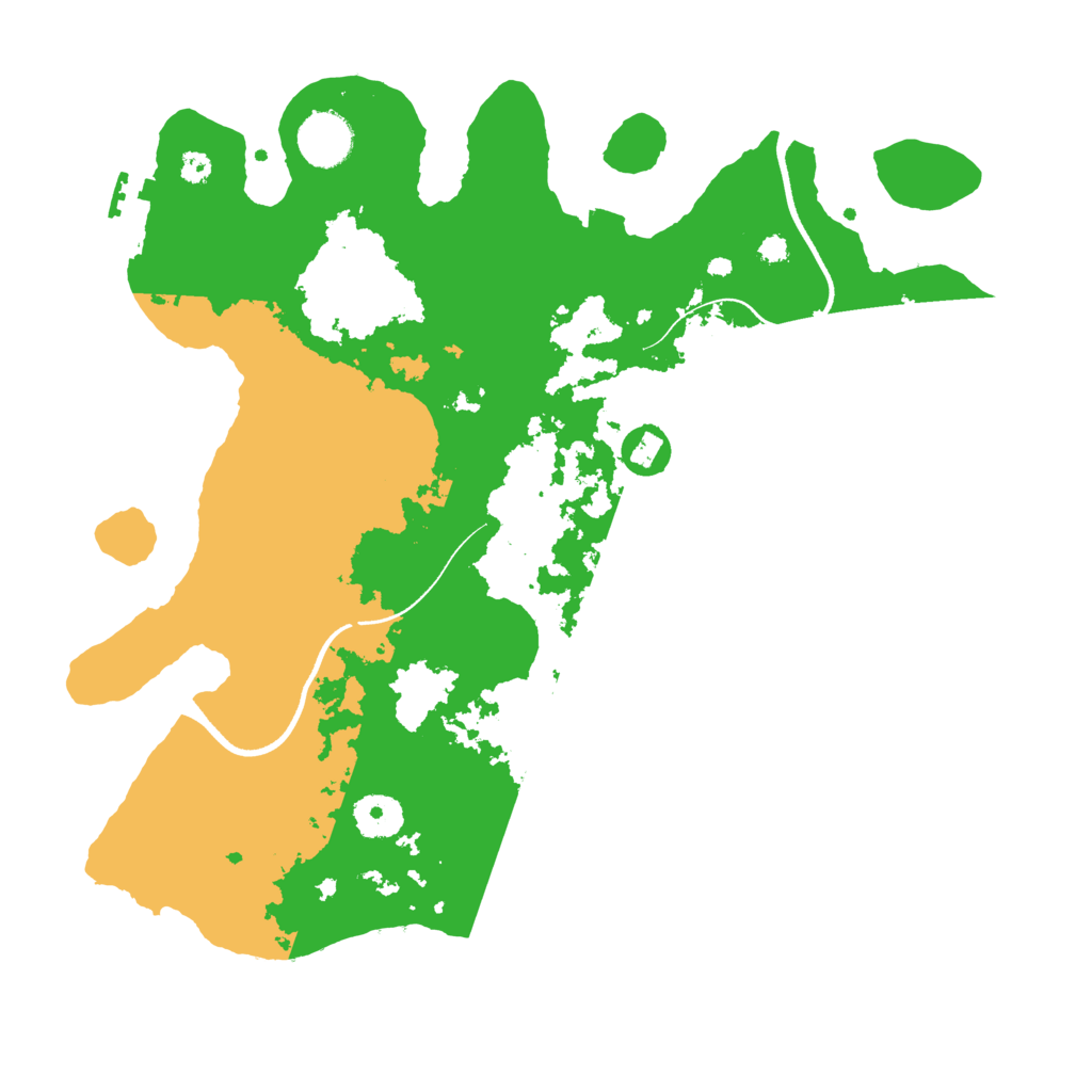 Biome Rust Map: Procedural Map, Size: 3500, Seed: 1148619570