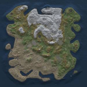 Thumbnail Rust Map: Procedural Map, Size: 4300, Seed: 179881532, 18 Monuments