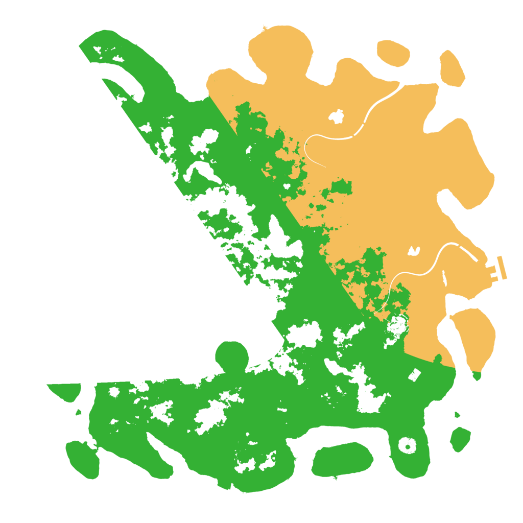 Biome Rust Map: Procedural Map, Size: 4500, Seed: 429328752