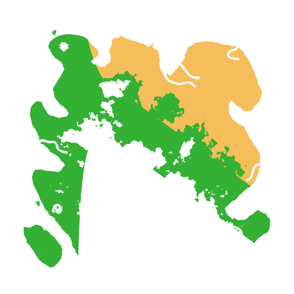 Biome Rust Map: Procedural Map, Size: 3000, Seed: 1483117433