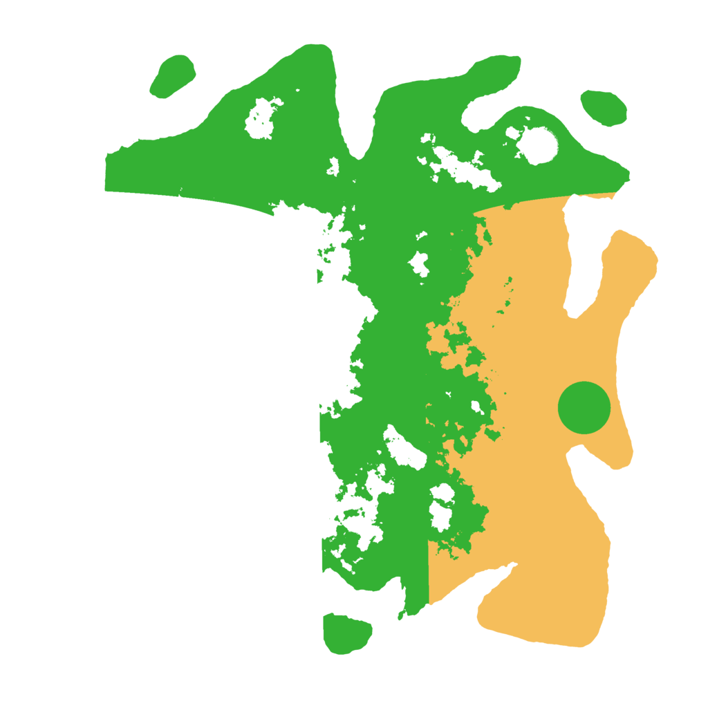 Biome Rust Map: Barren, Size: 3550, Seed: 871560