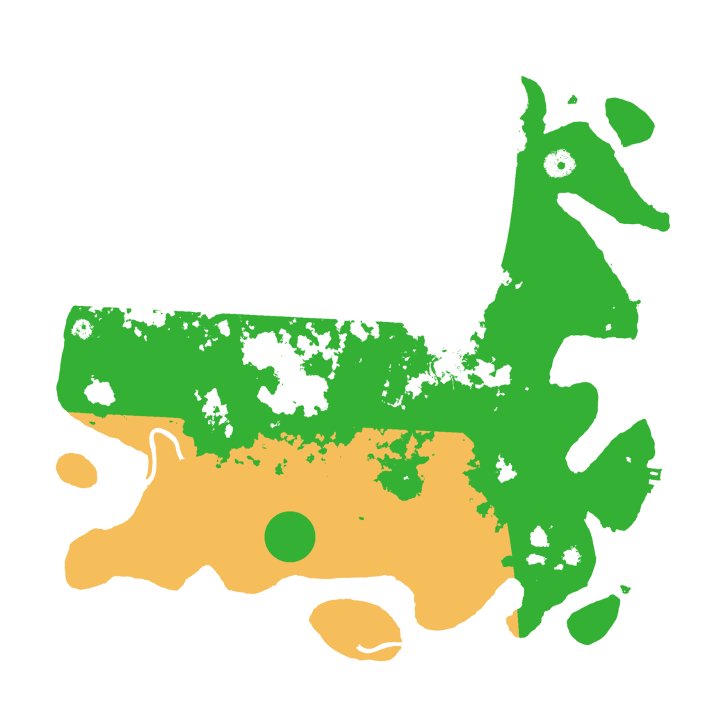 Biome Rust Map: Procedural Map, Size: 3700, Seed: 2037535895