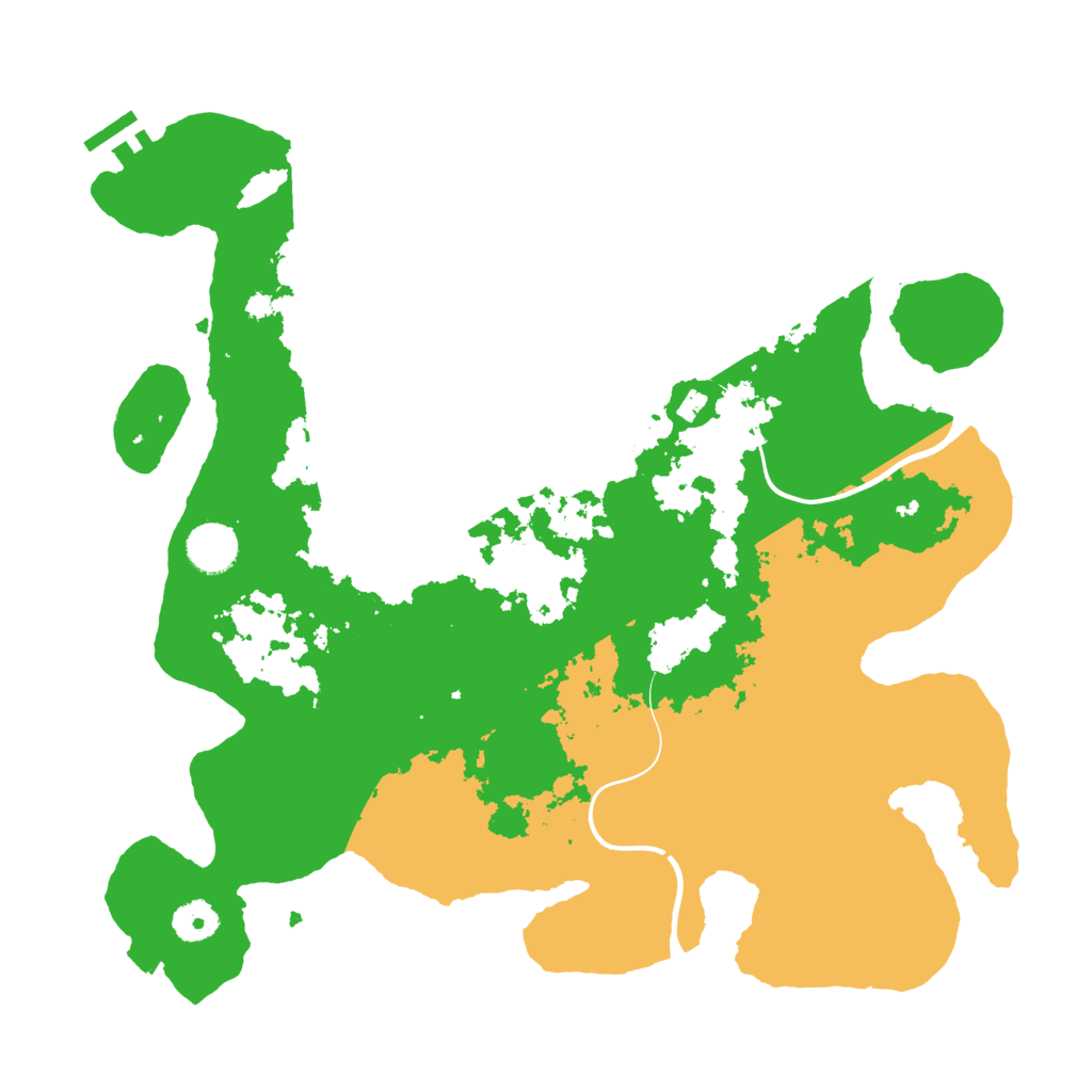 Biome Rust Map: Procedural Map, Size: 3800, Seed: 56165441