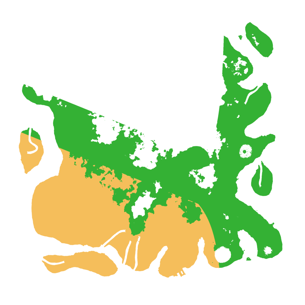 Biome Rust Map: Procedural Map, Size: 3500, Seed: 41987
