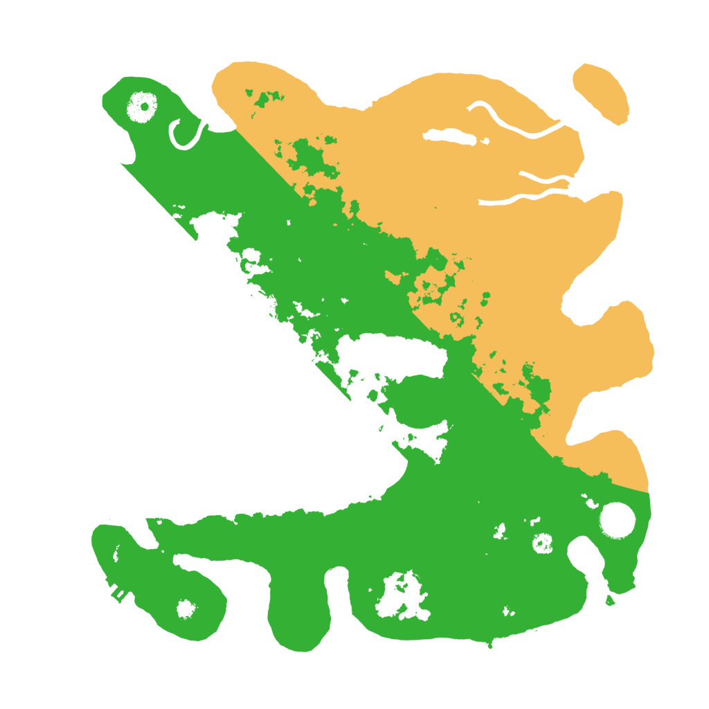 Biome Rust Map: Procedural Map, Size: 3500, Seed: 1198152540