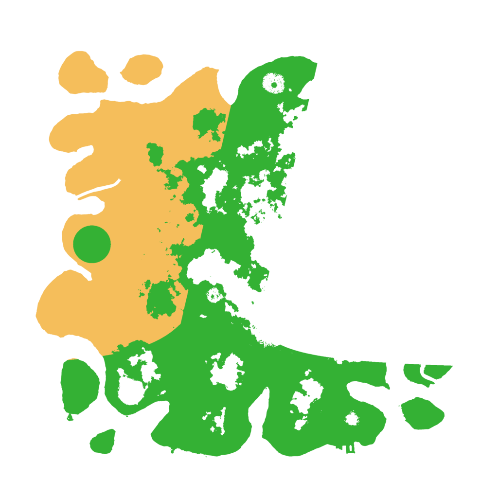 Biome Rust Map: Procedural Map, Size: 3500, Seed: 51291565