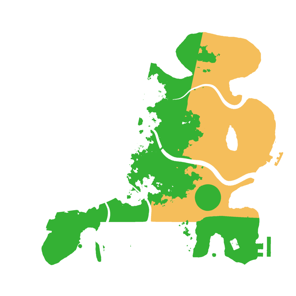 Biome Rust Map: Procedural Map, Size: 3000, Seed: 4980572