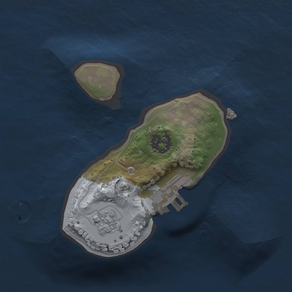 Rust Map: Procedural Map, Size: 1367, Seed: 69699, 5 Monuments