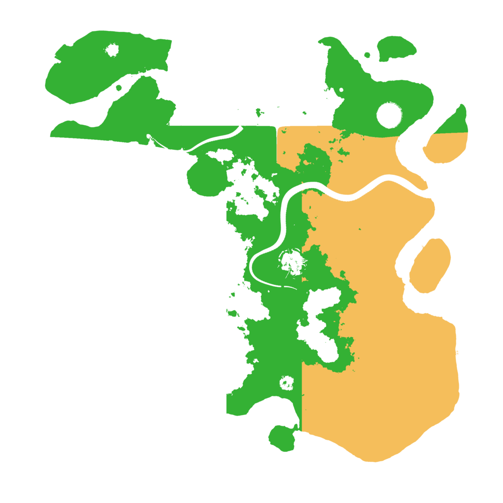Biome Rust Map: Procedural Map, Size: 3500, Seed: 77813620
