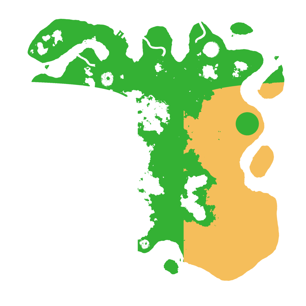 Biome Rust Map: Procedural Map, Size: 3500, Seed: 77813620