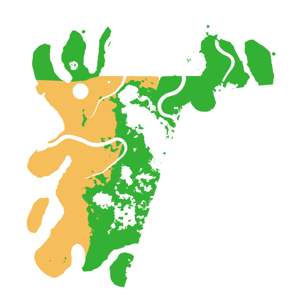 Biome Rust Map: Procedural Map, Size: 3500, Seed: 57041300