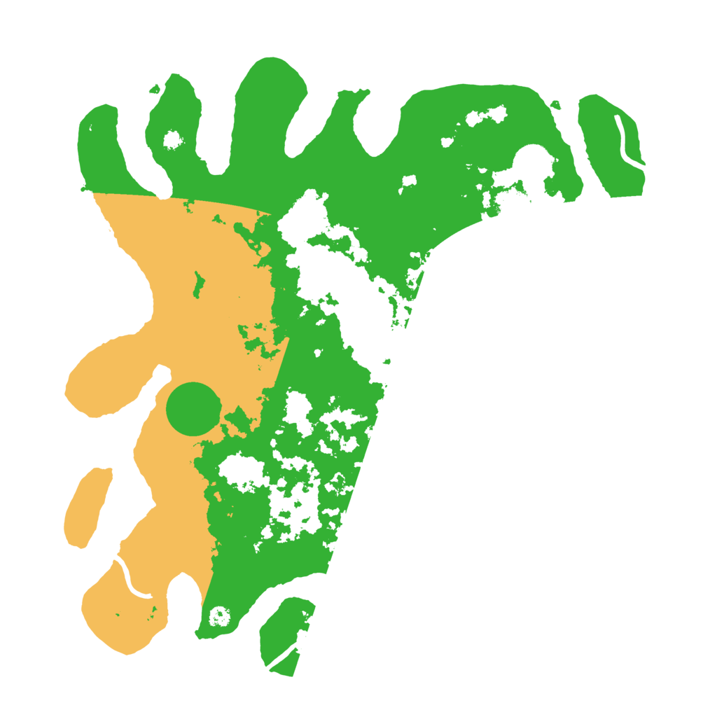 Biome Rust Map: Procedural Map, Size: 3500, Seed: 57041300