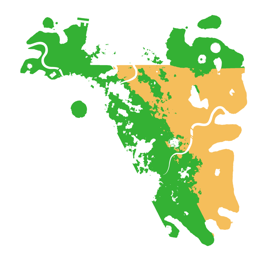 Biome Rust Map: Procedural Map, Size: 4500, Seed: 18984