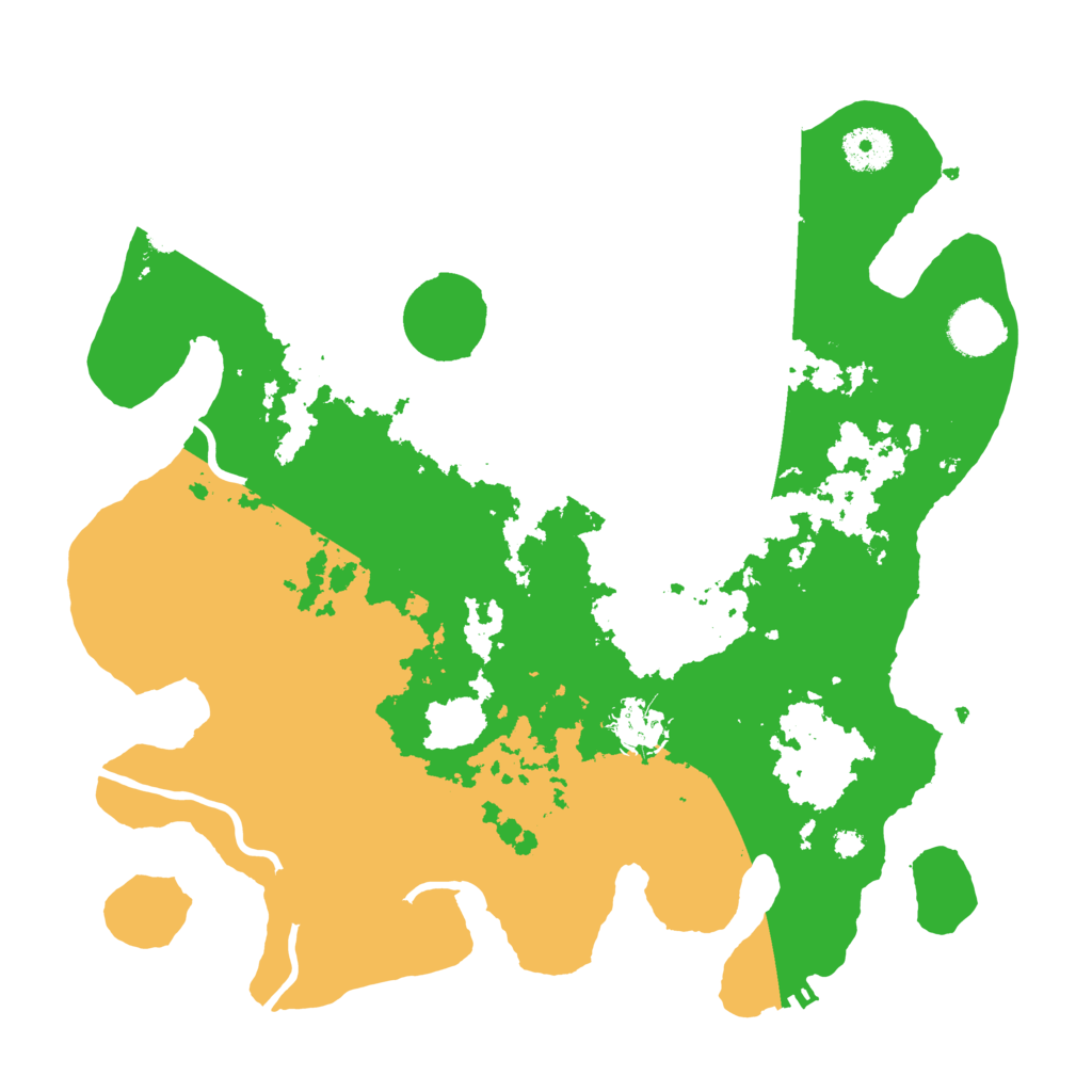 Biome Rust Map: Procedural Map, Size: 3500, Seed: 736062933