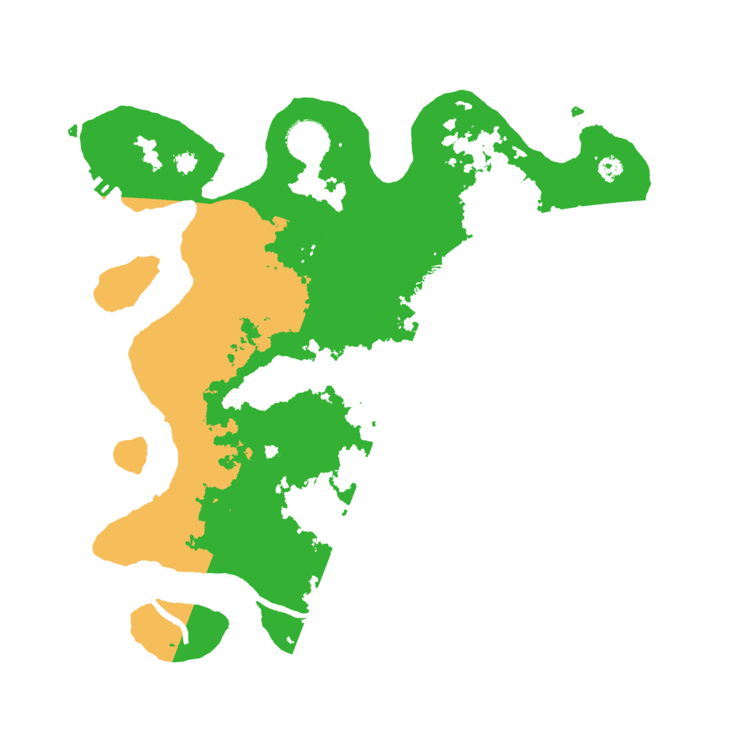 Biome Rust Map: Procedural Map, Size: 3100, Seed: 123453