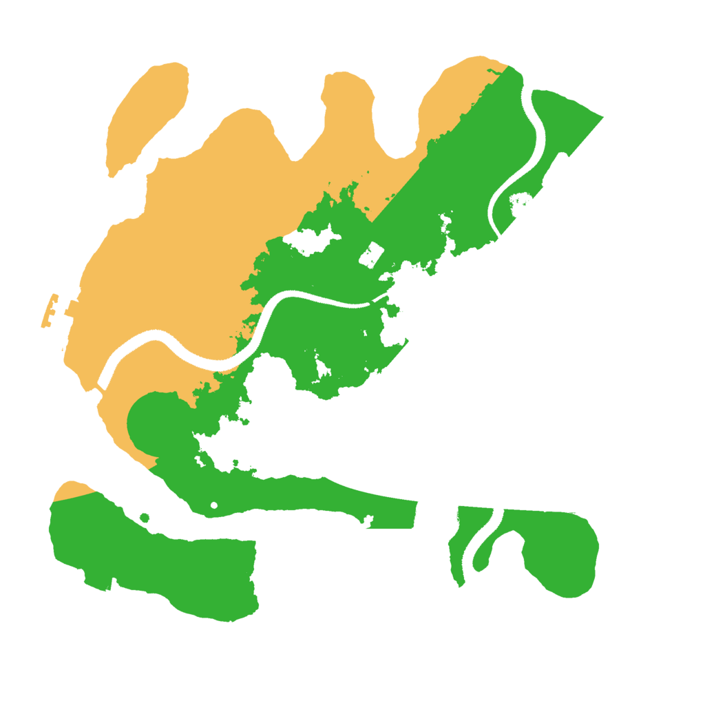 Biome Rust Map: Procedural Map, Size: 3000, Seed: 1363644547