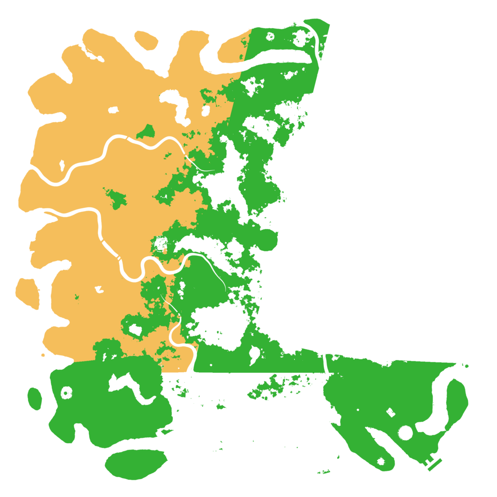 Biome Rust Map: Procedural Map, Size: 6000, Seed: 700895759