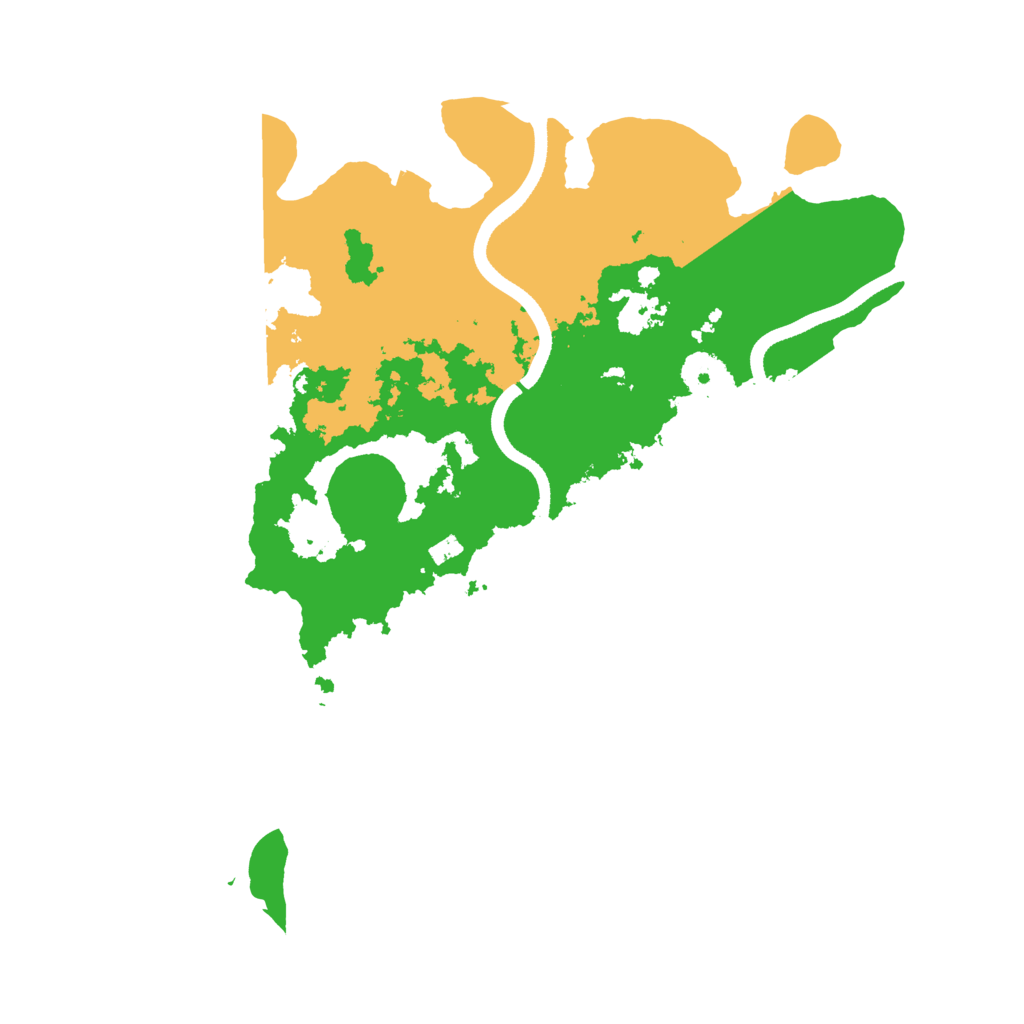 Biome Rust Map: Procedural Map, Size: 3500, Seed: 85042934