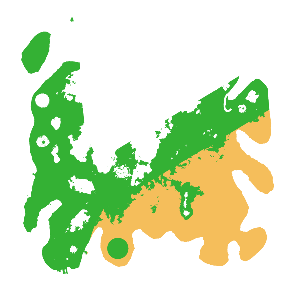 Biome Rust Map: Procedural Map, Size: 3700, Seed: 188848924
