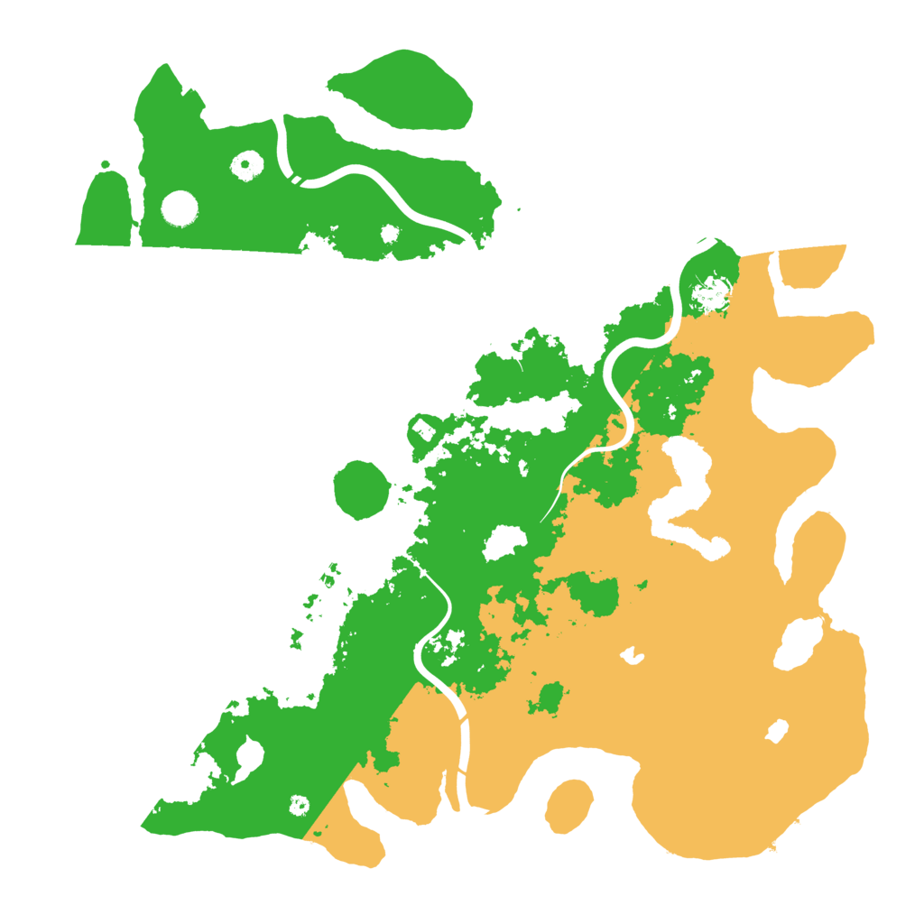Biome Rust Map: Procedural Map, Size: 4500, Seed: 87197590